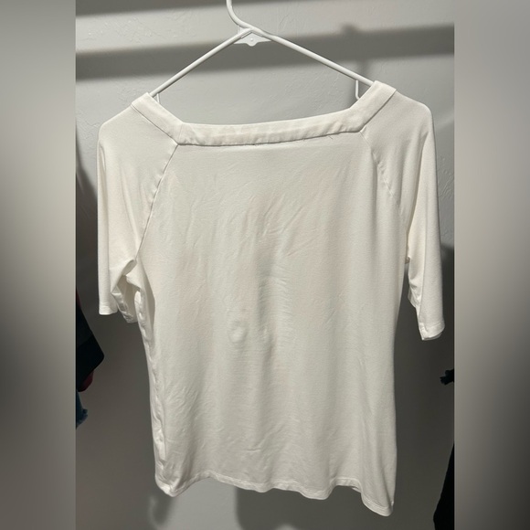 Talbots Cream short sleeve shirt - Picture 2 of 3
